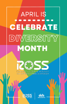 Celebrate diversity month poster.